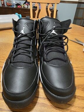 Jordan FLTCLB '91 Black High-Top Basketball Sneakers Size 9m NEW